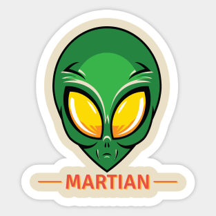 Martian Sticker